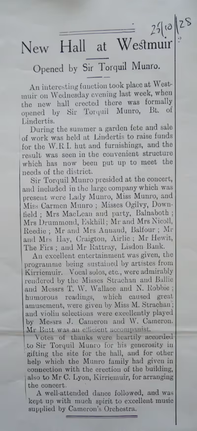 Newspaper cutting