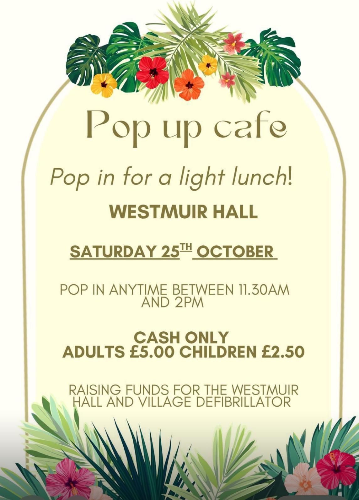 Popup cafe